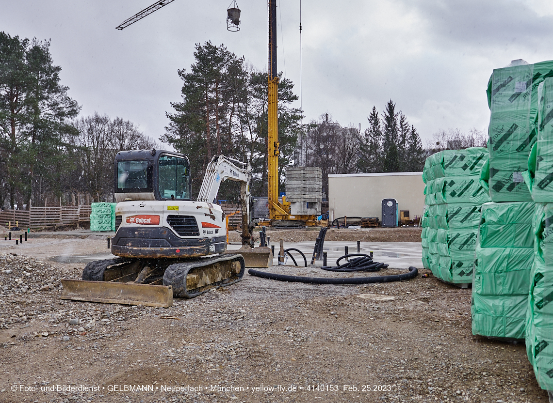 25.02.2023 -  Baustelle Haus für Kinder in Neupelach Quiddestraße 3